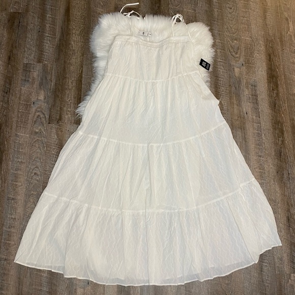 Express Dresses & Skirts - Express Flowy Tier Tie Shoulder Maxi Dress, NWT